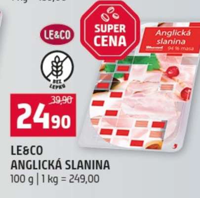 Le & Co Anglická slanina