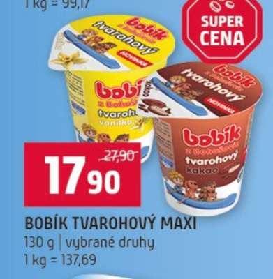 Bobík Tvarohový Maxi