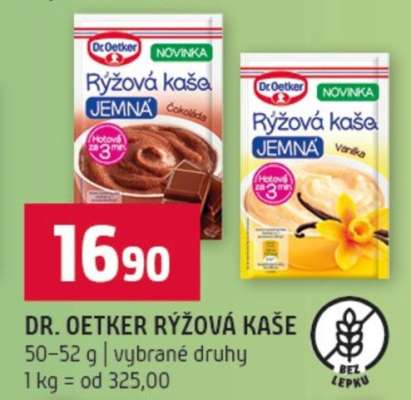 Dr. Oetker Rýžová kaše