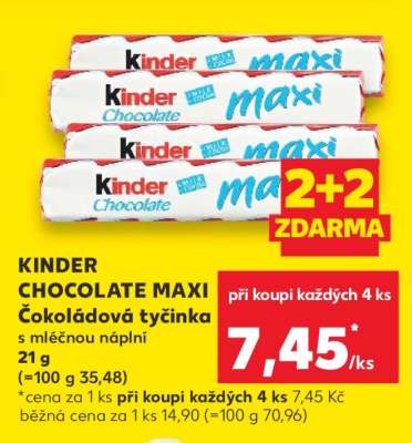 Kinder Chocolate Maxi