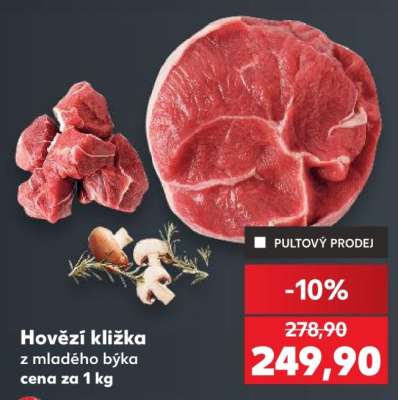 Hovězí kližka z mladého býka