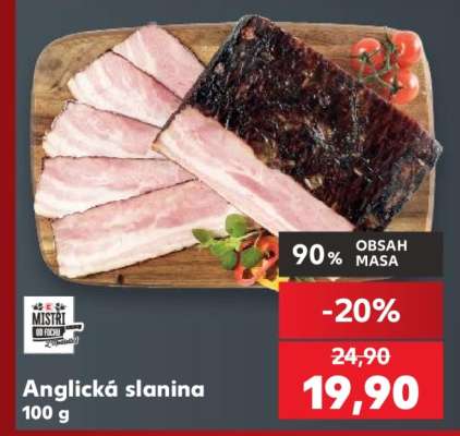 Anglická slanina 100 g