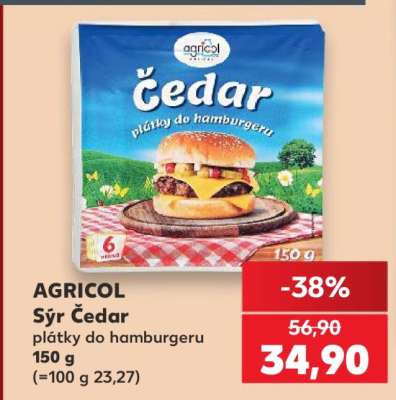 AGRICOL Sýr Čedar