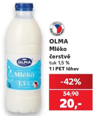 Olma mléko čerstvé
