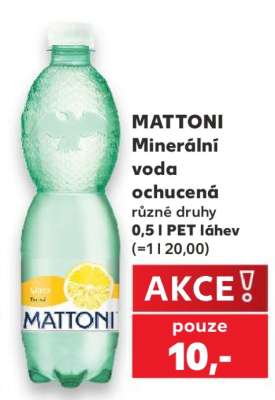 MATTONI Minerální voda ochucená