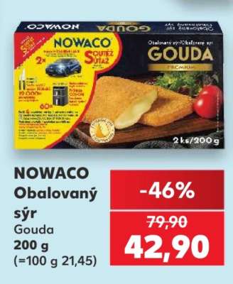 NOWACO Obalovaný sýr Gouda