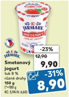 Smetanový jogurt