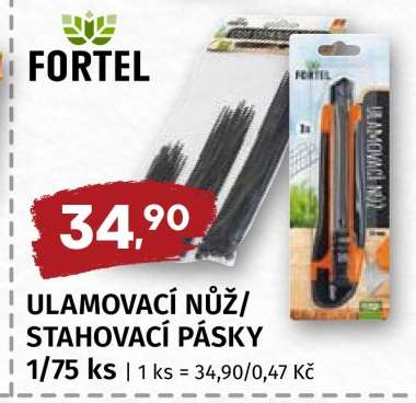 ULAMOVACÍ NŮŽ/ STAHOVACÍ PÁSKY