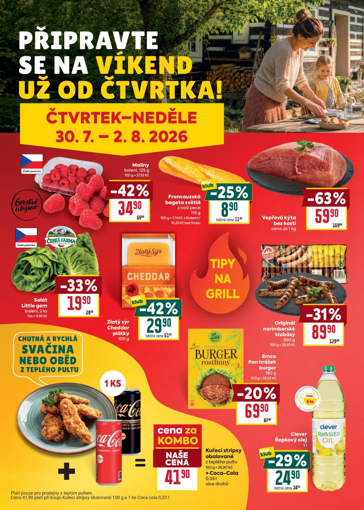 Leták BILLA - 29.7.2026 - 4.8.2026. Strana 34