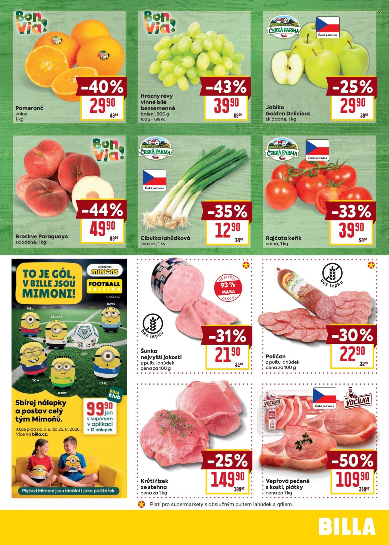Leták BILLA - 29.7.2026 - 4.8.2026. Strana 3