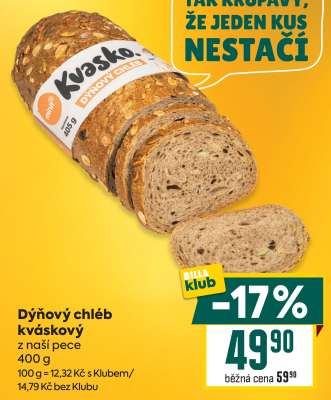 Dýňový chléb kváskový