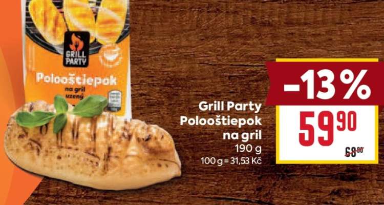 Grill Party Pooštiepok na gril