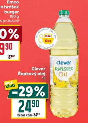 Clever Řepkový olej