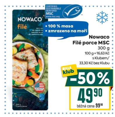 Nowaco Filé porce MSC