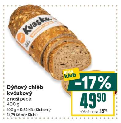 Dýňový chléb kváskový