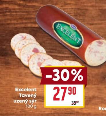 Excelent tavený uzený sýr