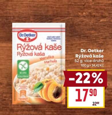 Dr. Oetker Rýžová kaše