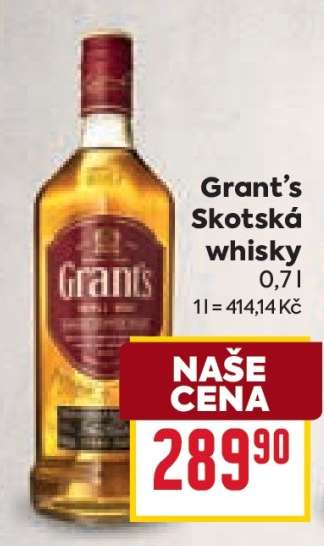 Grant’s Skotská whisky