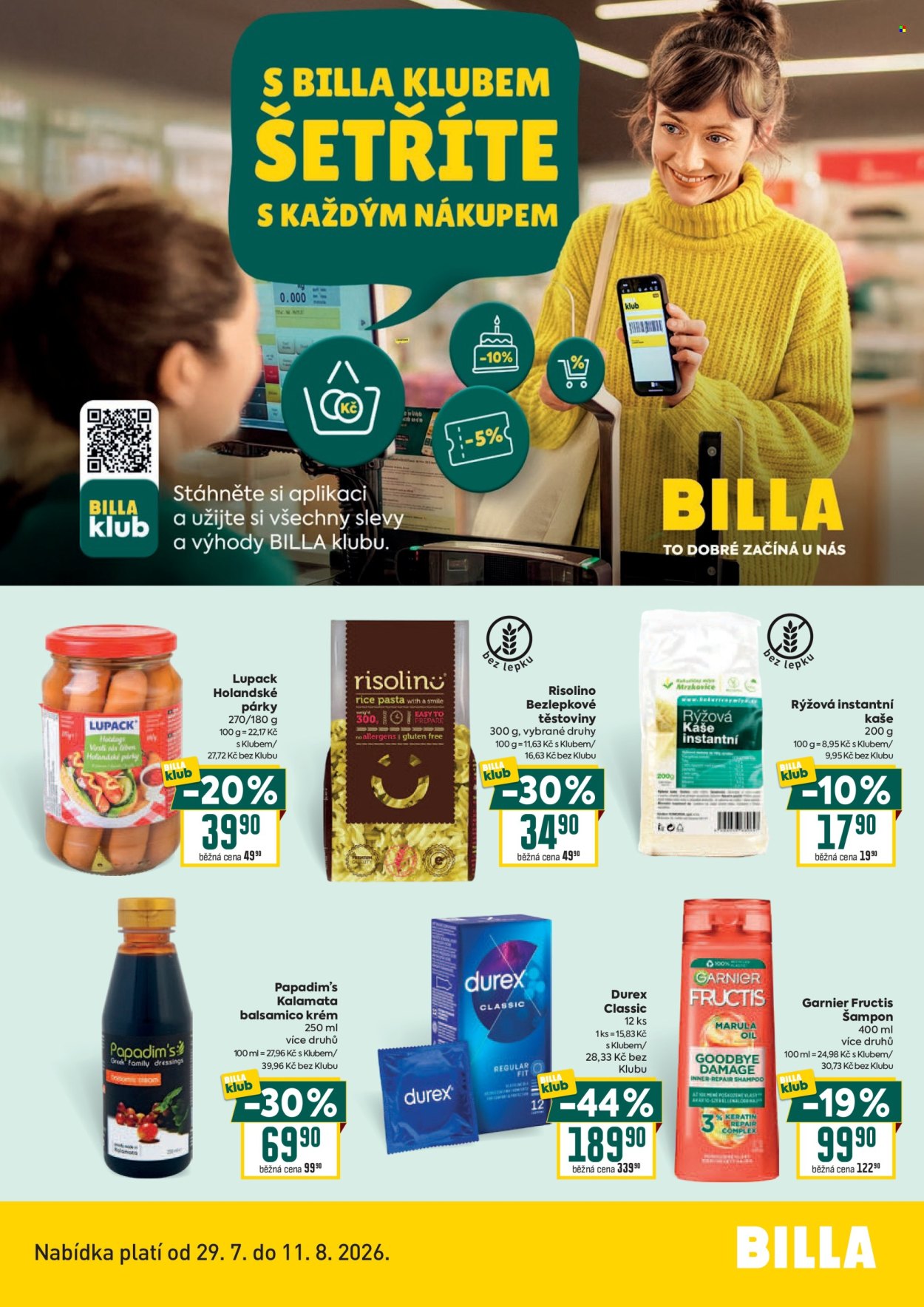 Leták BILLA - 29.7.2026 - 11.8.2026. Strana 2