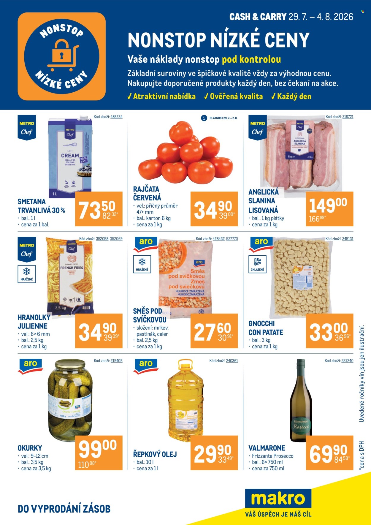 Leták MAKRO - 29.7.2026 - 4.8.2026. Strana 1