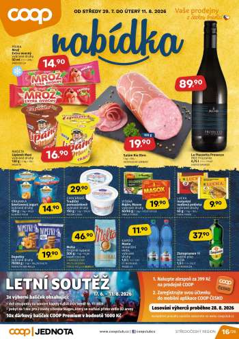 Leták coop JEDNOTA - 29.7.2026 - 11.8.2026.