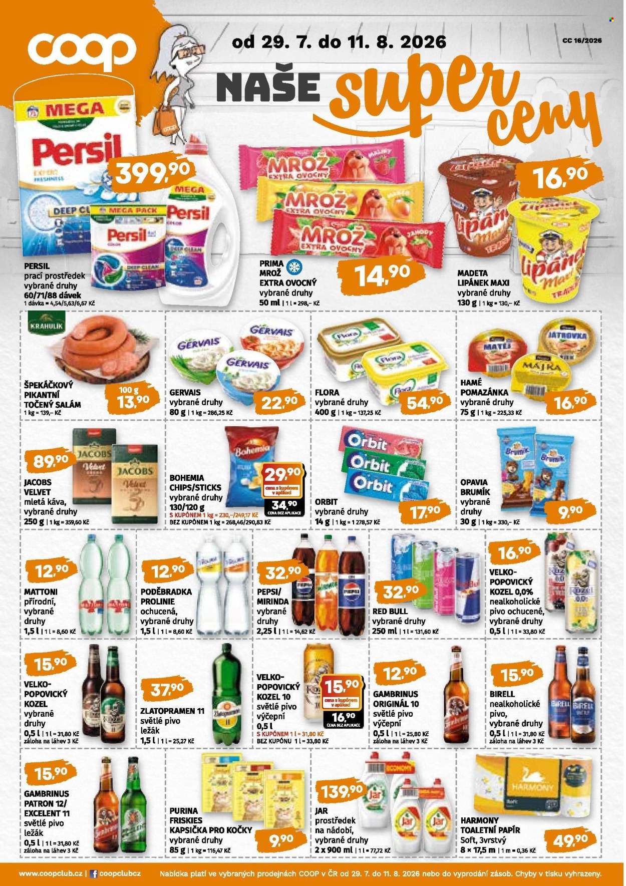 Leták coop JEDNOTA - 29.7.2026 - 11.8.2026. Strana 4