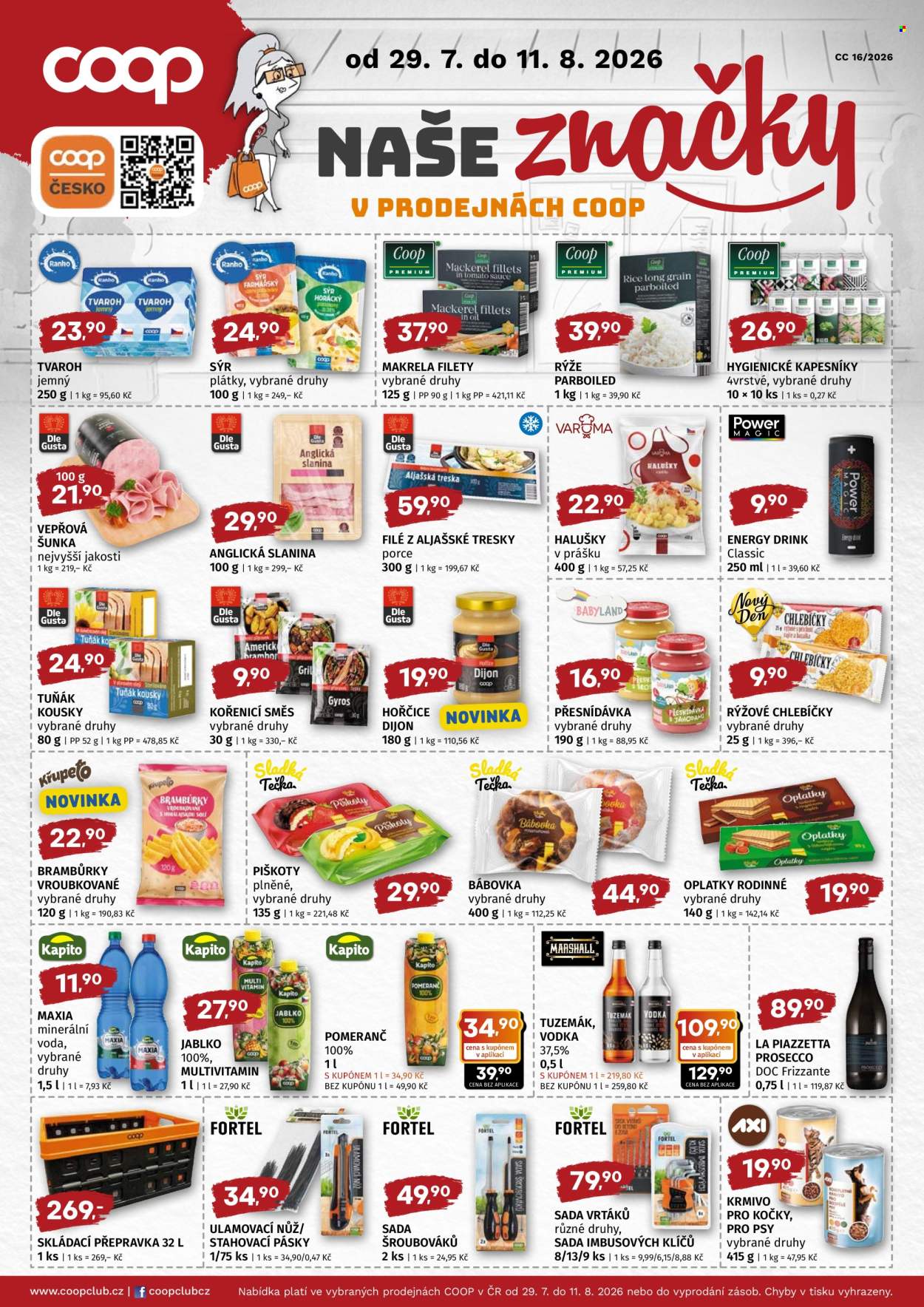 Leták coop TUTY - 29.7.2026 - 11.8.2026. Strana 2