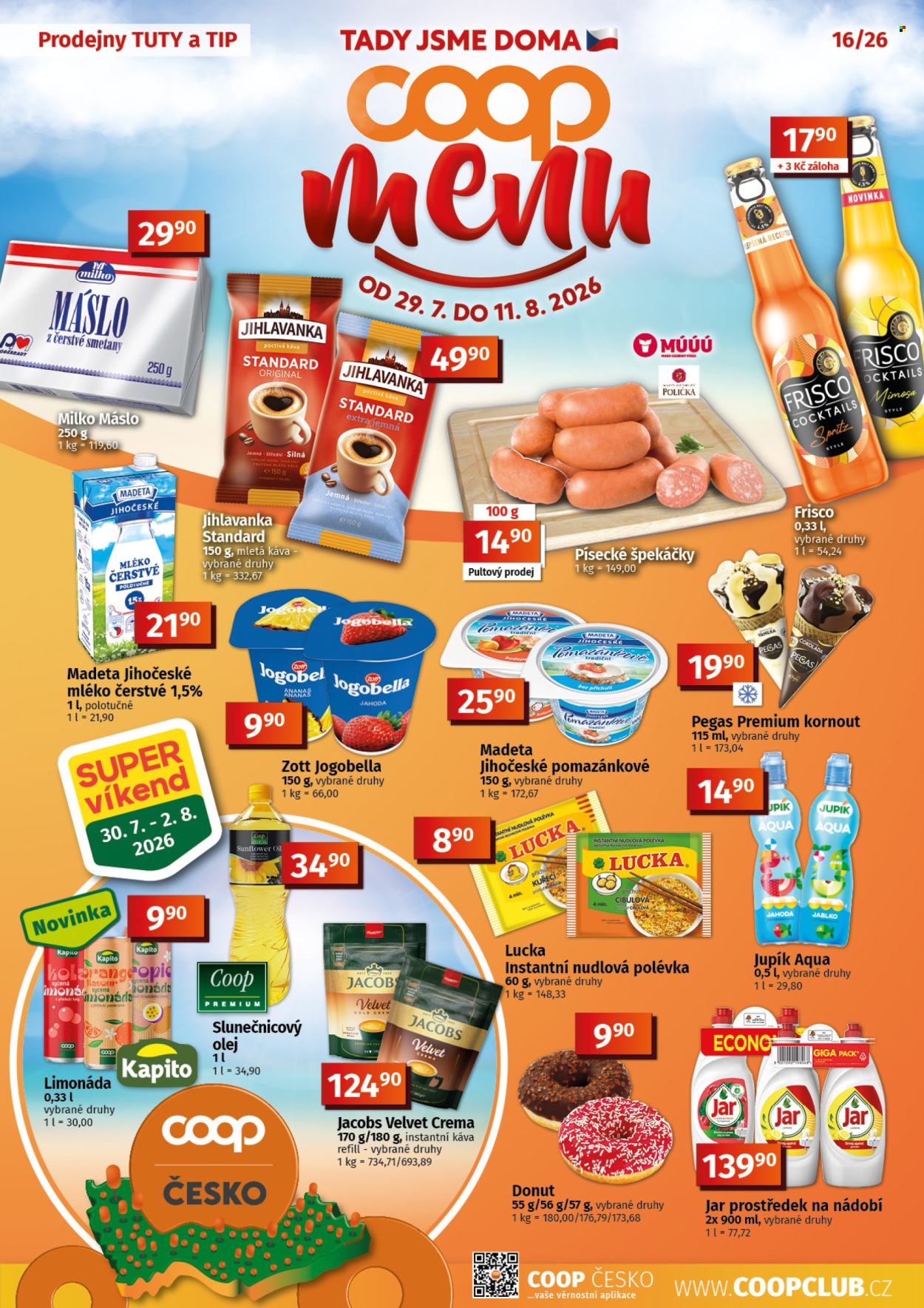 Leták coop TUTY - 29.7.2026 - 11.8.2026. Strana 1