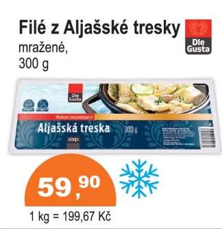 Filé z aljašské tresky