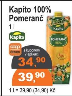Kapíto 100% Pomeranč