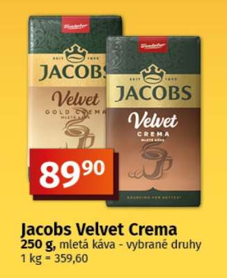 JACOBS VELVET CREMA