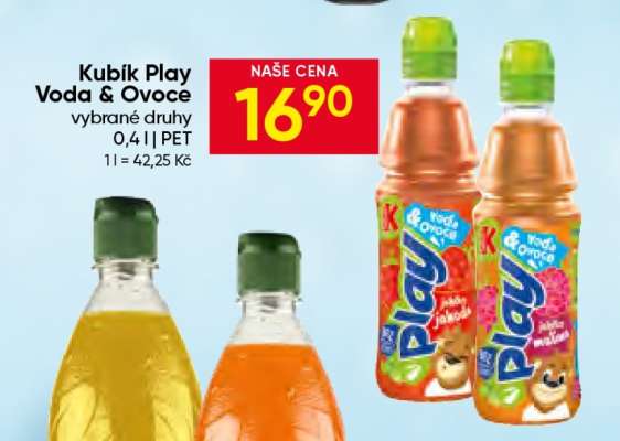 Kubík Play Voda & Ovoce