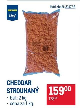 Cheddar strouhaný