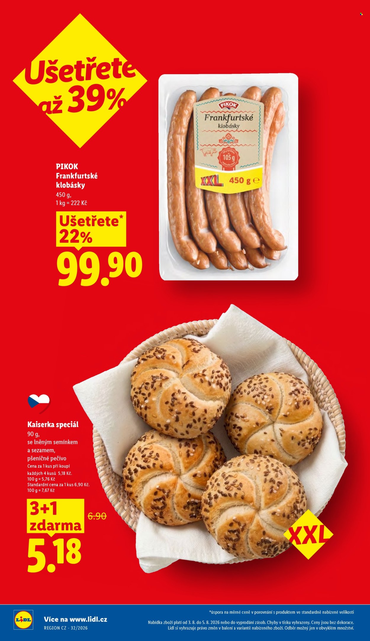 Leták Lidl - 3.8.2026 - 5.8.2026. Strana 8
