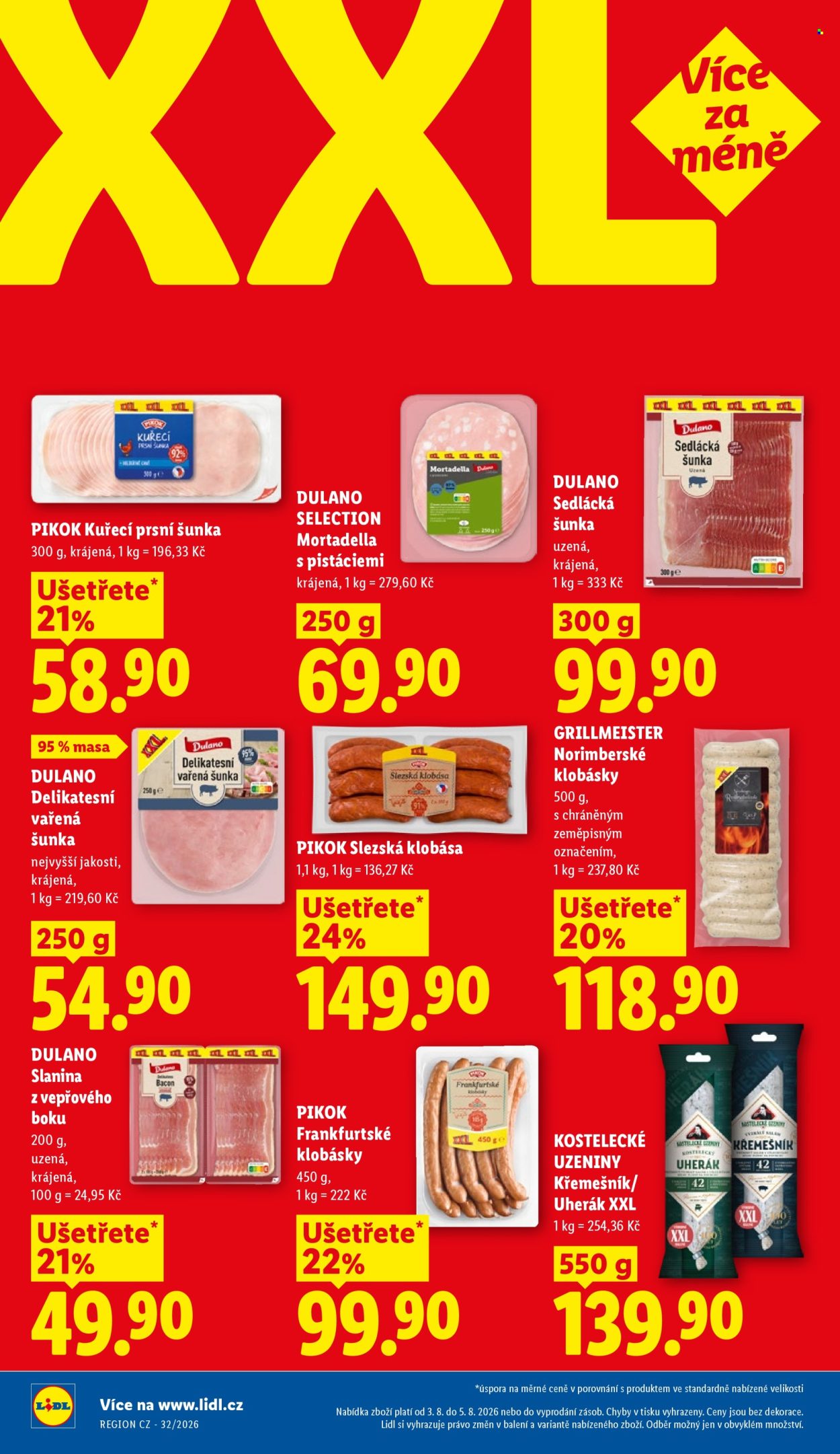 Leták Lidl - 3.8.2026 - 5.8.2026. Strana 18