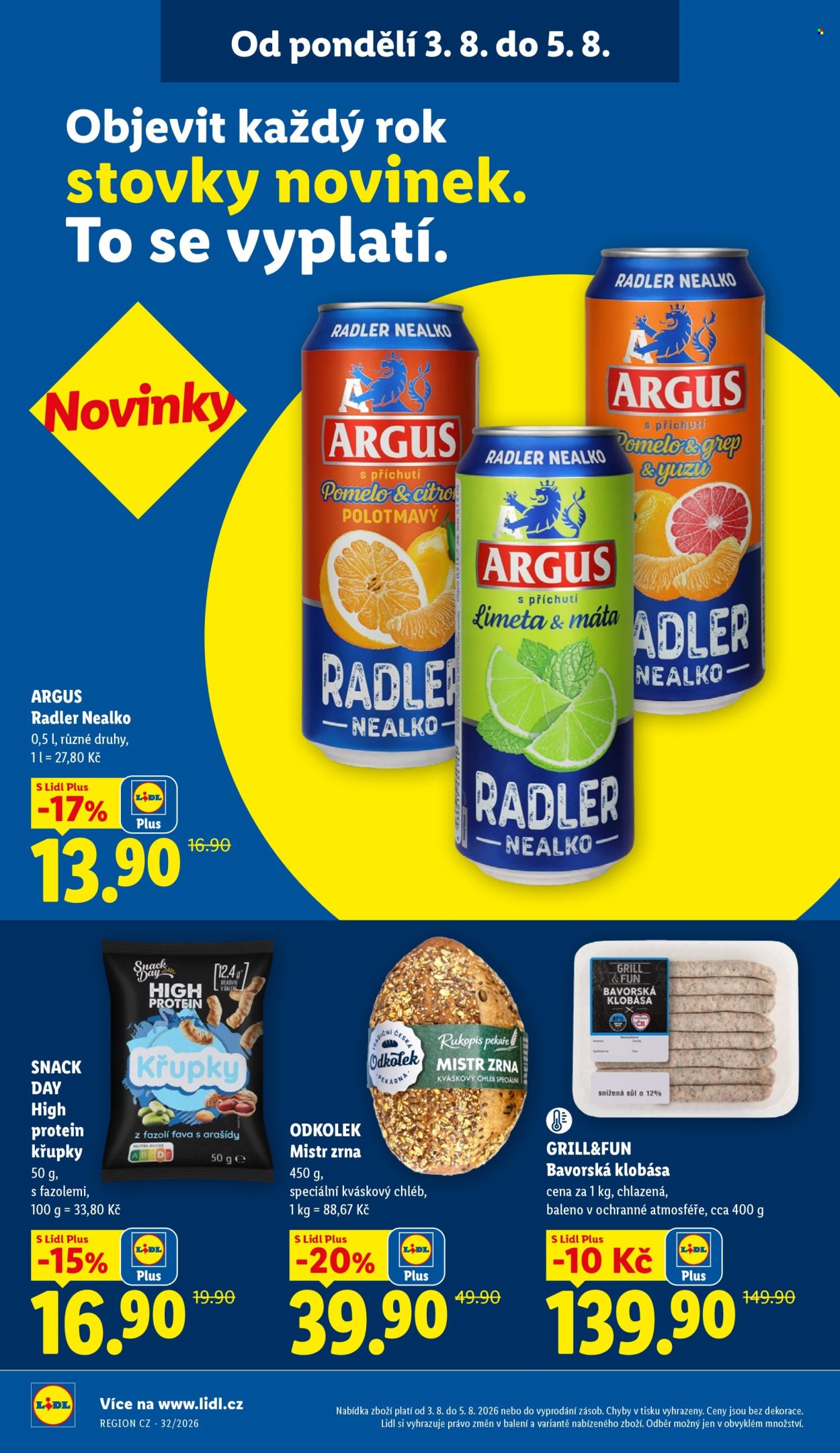 Leták Lidl - 3.8.2026 - 5.8.2026. Strana 32