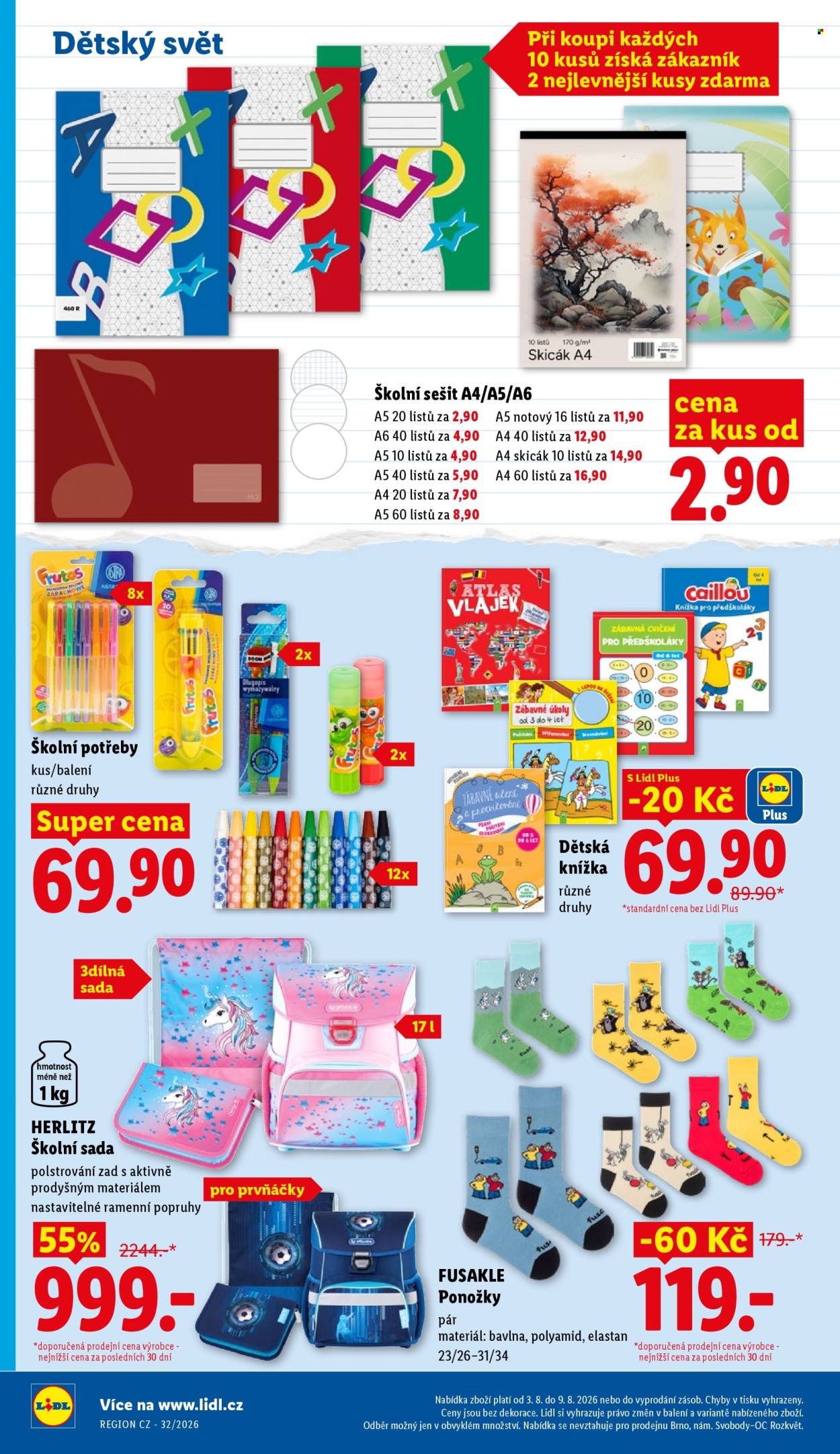 Leták Lidl - 3.8.2026 - 9.8.2026. Strana 8