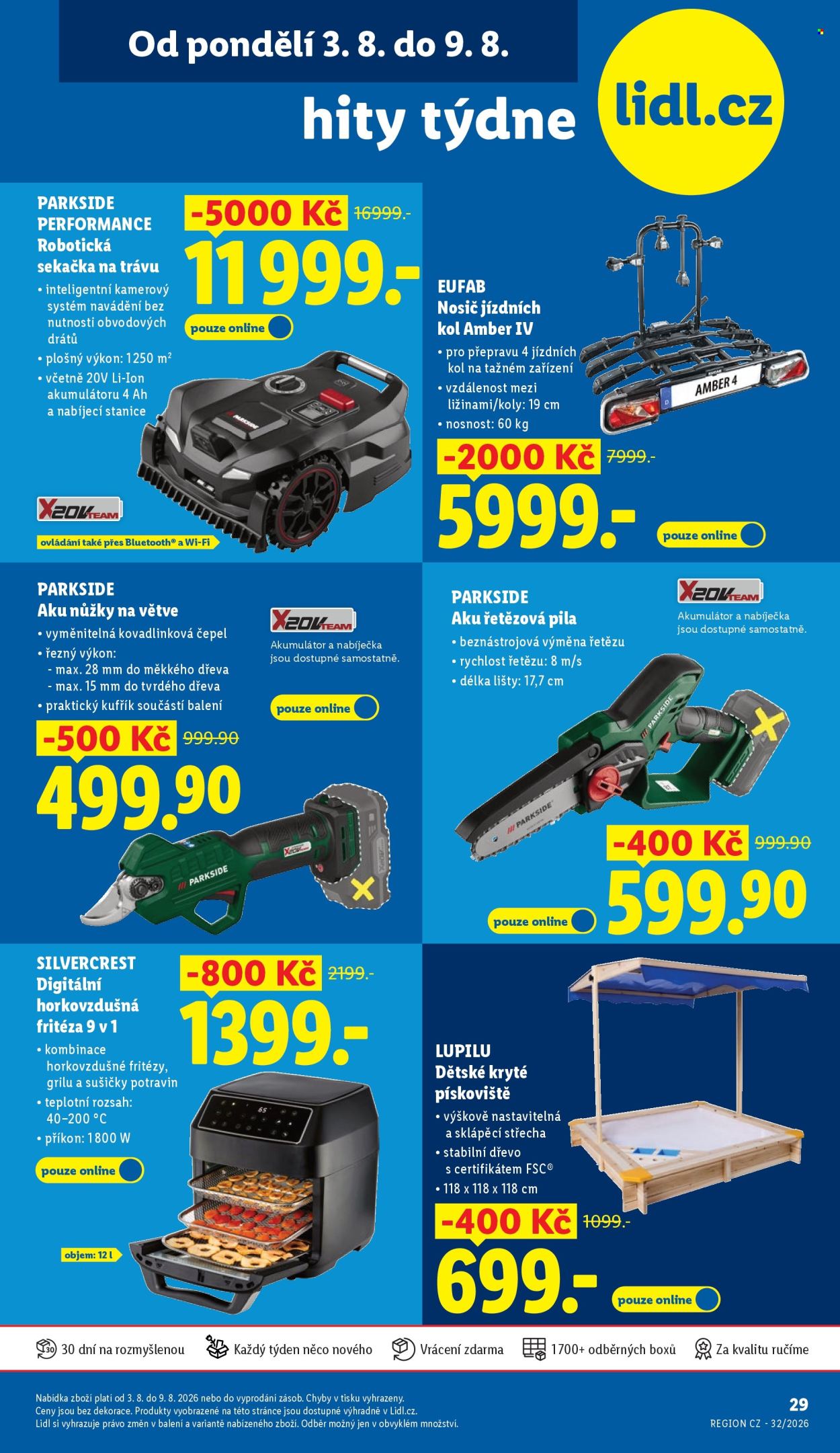 Leták Lidl - 3.8.2026 - 9.8.2026. Strana 1