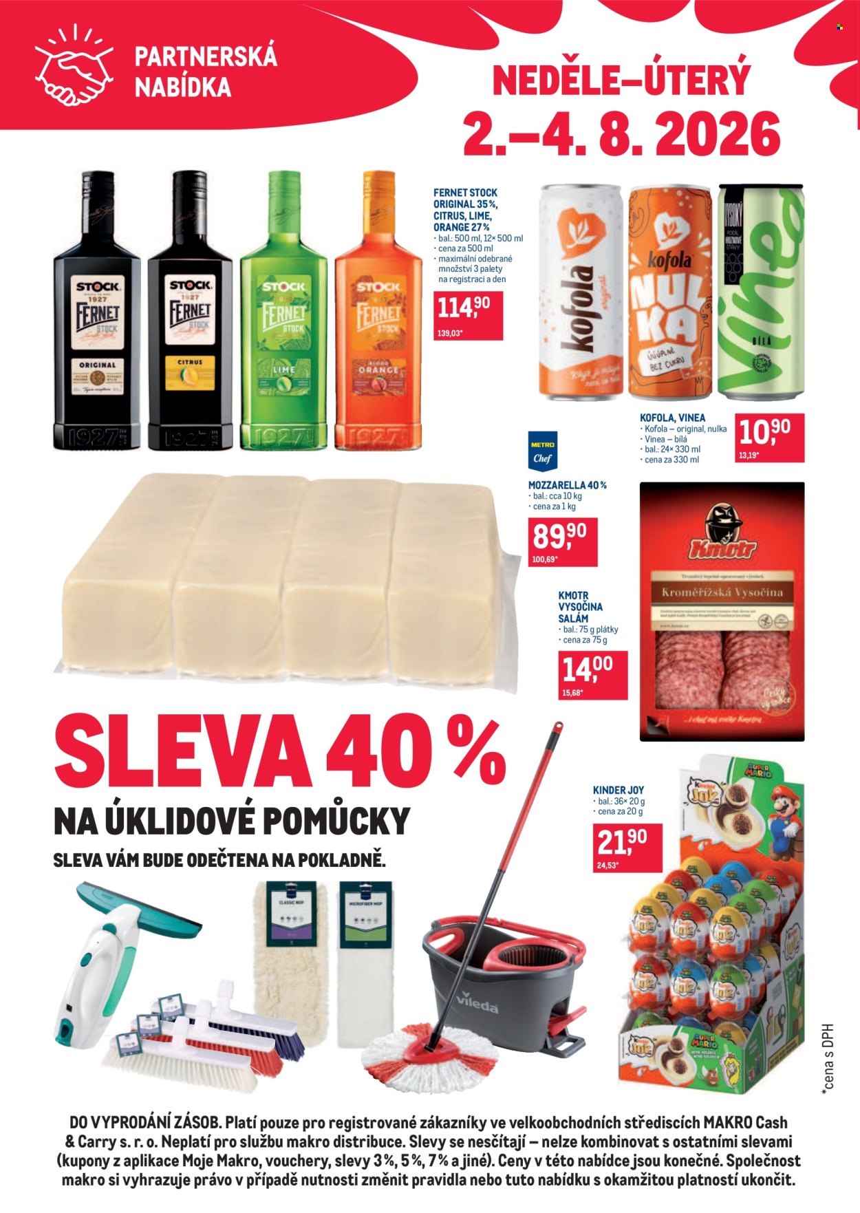 Leták MAKRO - 2.8.2026 - 4.8.2026. Strana 1