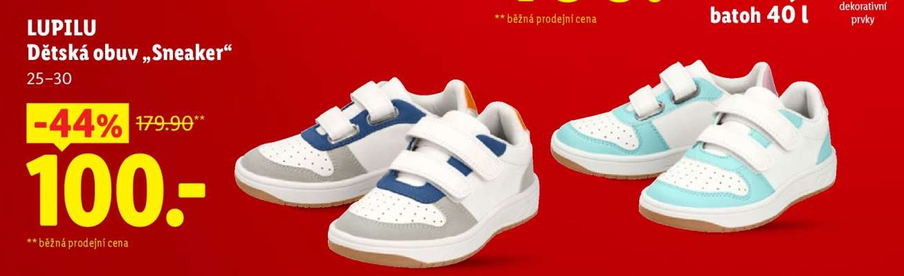 LUPILU Dětská obuv „Sneaker“