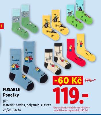 Fusakle Ponožky