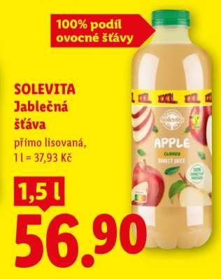 Solevita Jablečná šťáva