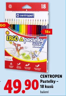 CENTROPEN Pastelky – 18 kusů