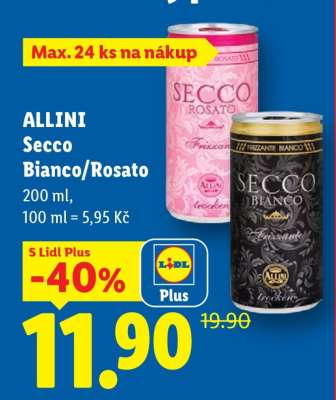 ALLINI Secco bianco rosato