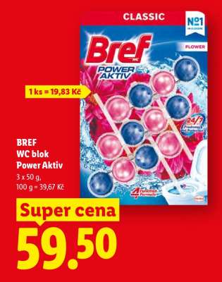 Bref WC blok Power aktiv