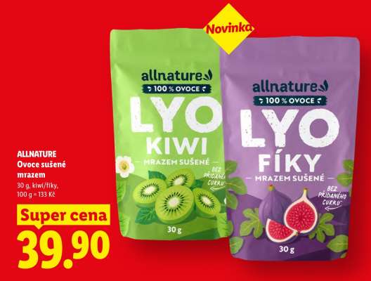 allnature Ovoce sušené mrazem