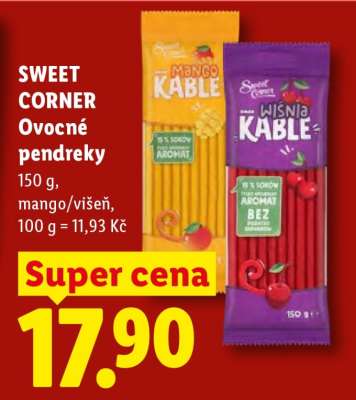 SWEET CORNER Ovocné pendreky