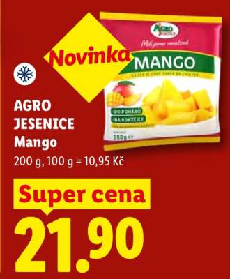 AGRO JESENICE Mango