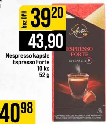 Nespresso kapsle Espresso Forte