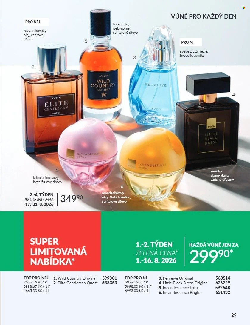 Leták AVON - 1.8.2026 - 31.8.2026. Strana 29